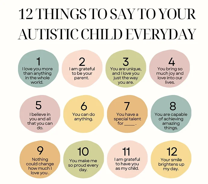 Positive Affirmations for Autistic Children