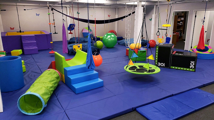 Occupational therapy gym for kids.