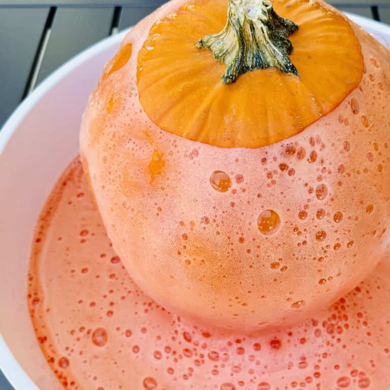 How To Make An Erupting Pumpkin Volcano