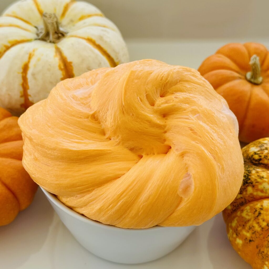 How To Make Halloween Fluffy Pumpkin Slime